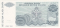 Croatia - Krajina 500,000 Dinara, 1994